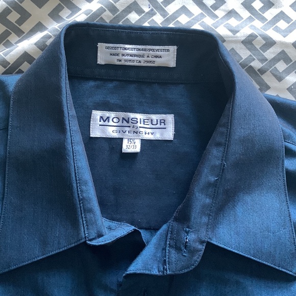 Monsieur by Givenchy long sleeve button down shirt - Picture 2 of 2